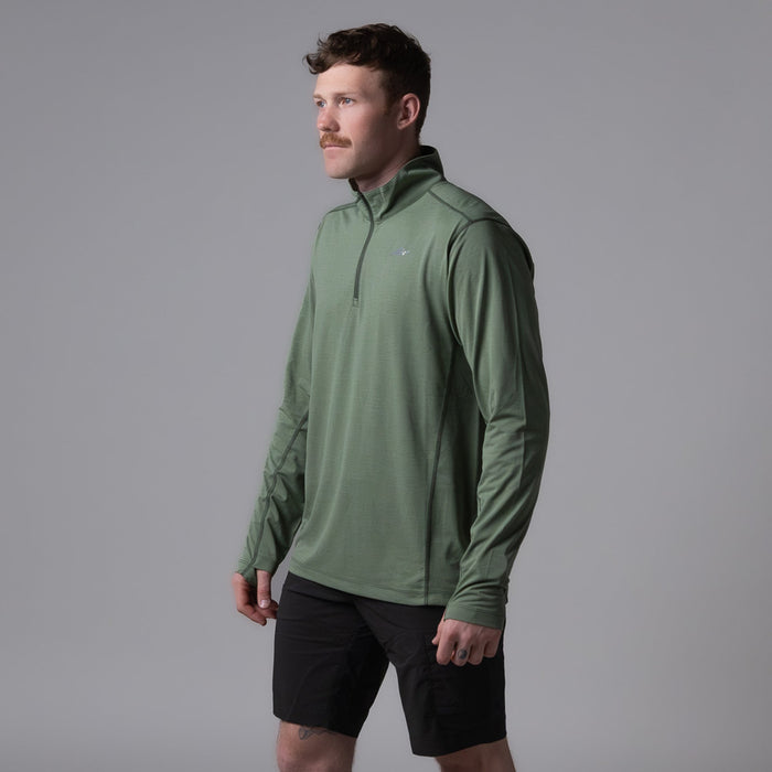 Sundance Long Sleeve Zip Polo Men's