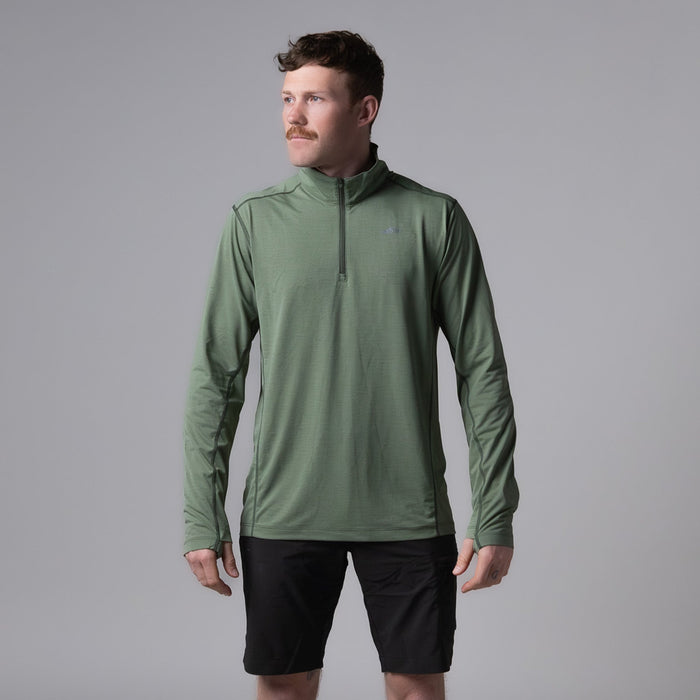 Sundance Long Sleeve Zip Polo Men's