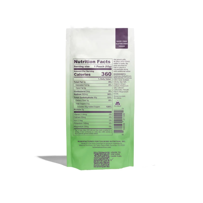 Tailwind High Carb Fuel 92g (1 Serving) Sachet