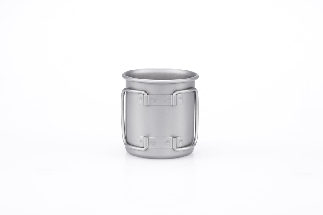 Keith Titanium Single Wall Mug w/Folding Handle