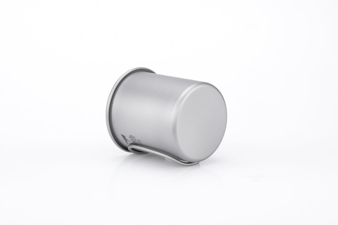 Keith Titanium Single Wall Mug w/Folding Handle