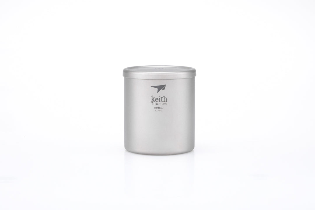 Keith Titanium Double-Wall Mug With Lid