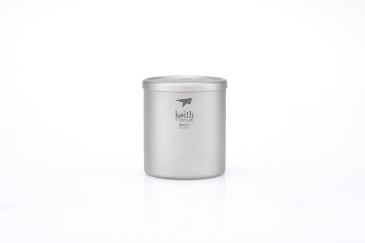 Keith Titanium Double-Wall Mug With Lid