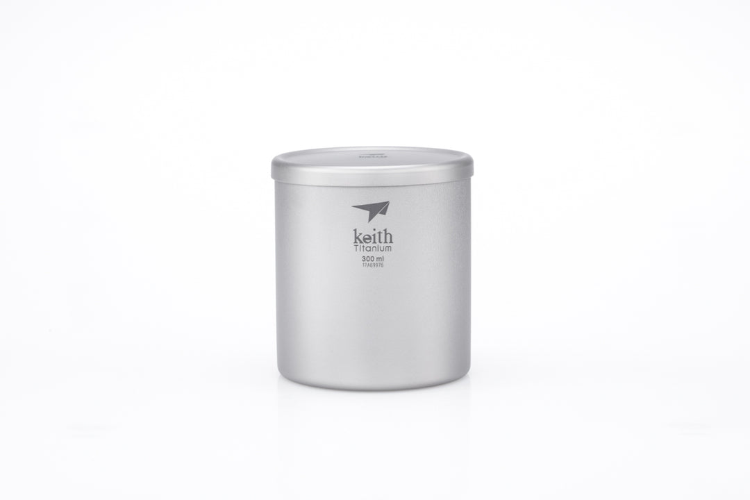 Keith Titanium Double-Wall Mug With Lid