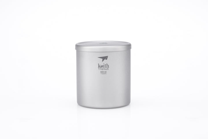 Keith Titanium Double-Wall Mug With Lid