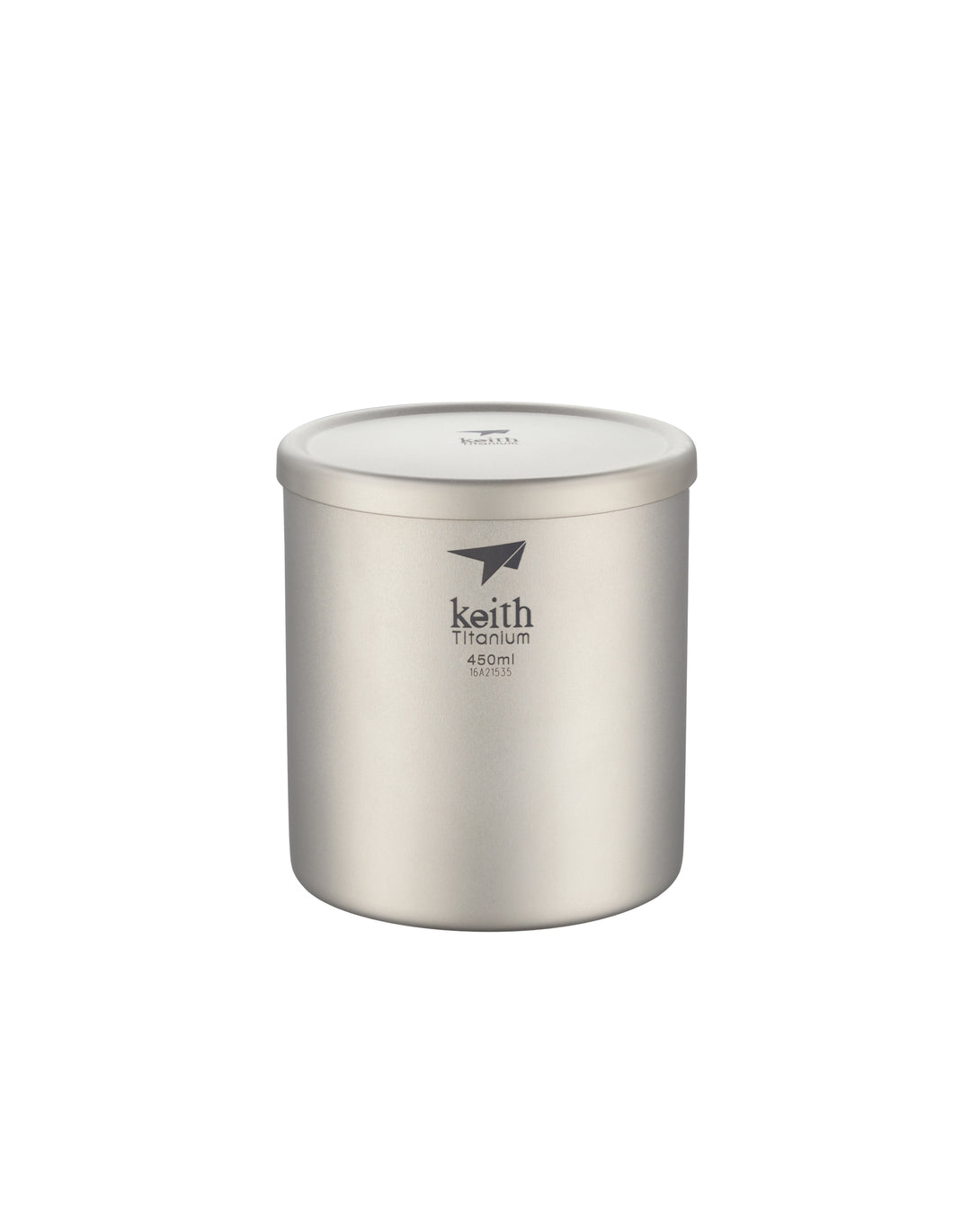 Keith Titanium Double-Wall Mug With Lid