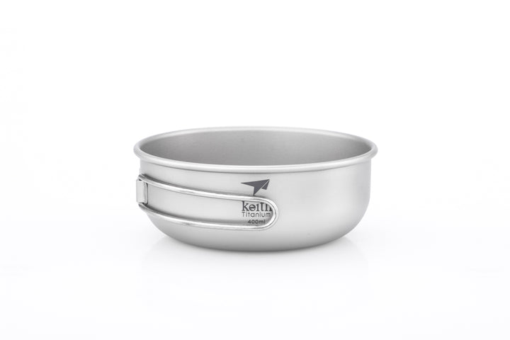 Keith Titanium Bowl w/Folding Handle