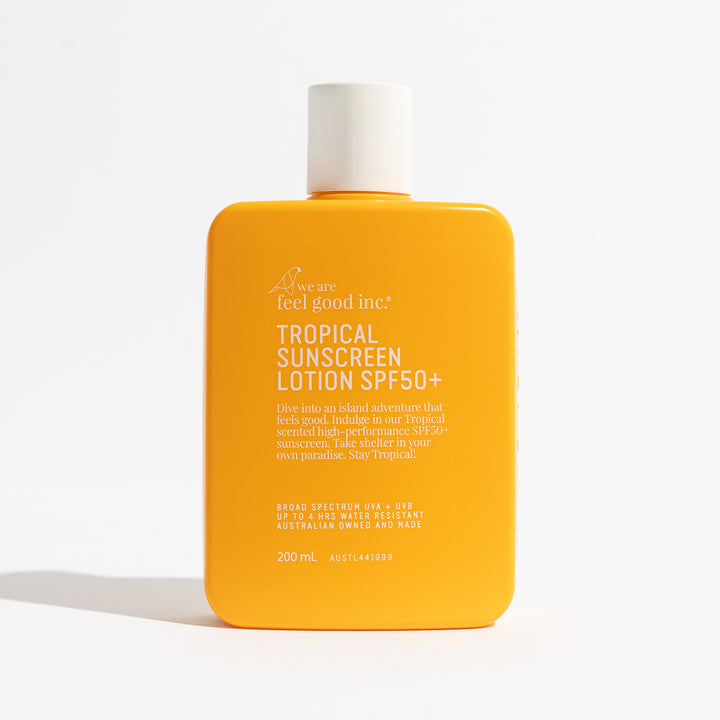 We Are Feel Good Tropical Sunscreen SPF 50+