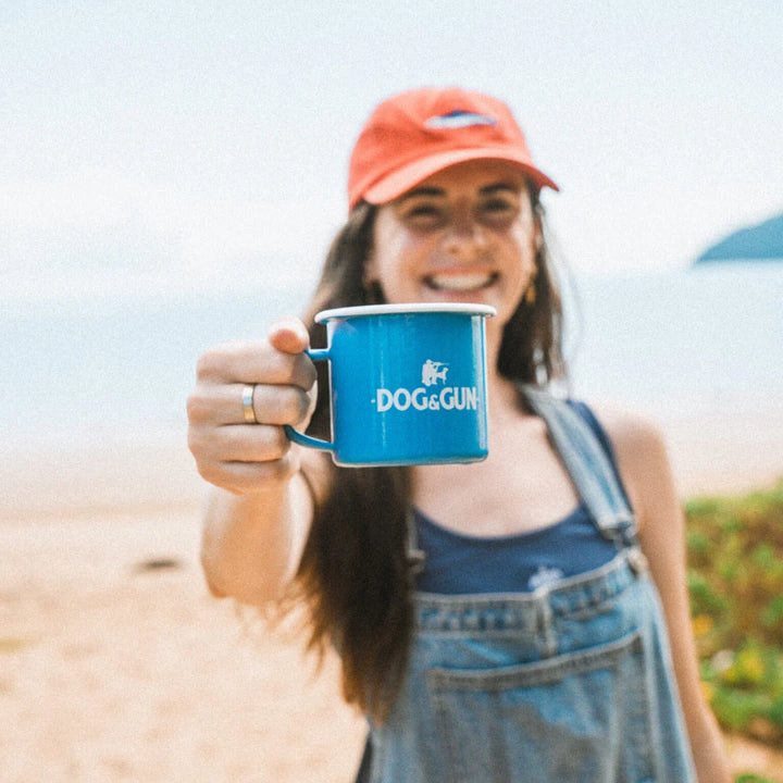 Dog & Gun Coffee Enamel Mug 300ml
