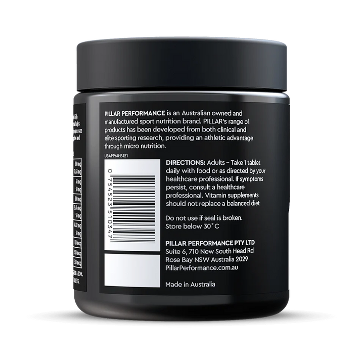 Pillar Performance Ultra B Active 60 Tablets