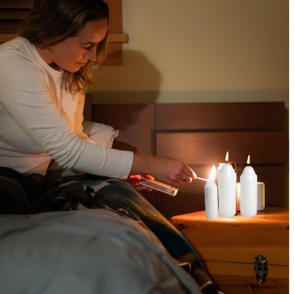 UCO 9-Hour Candles - 3 Pack - detail or use image 5