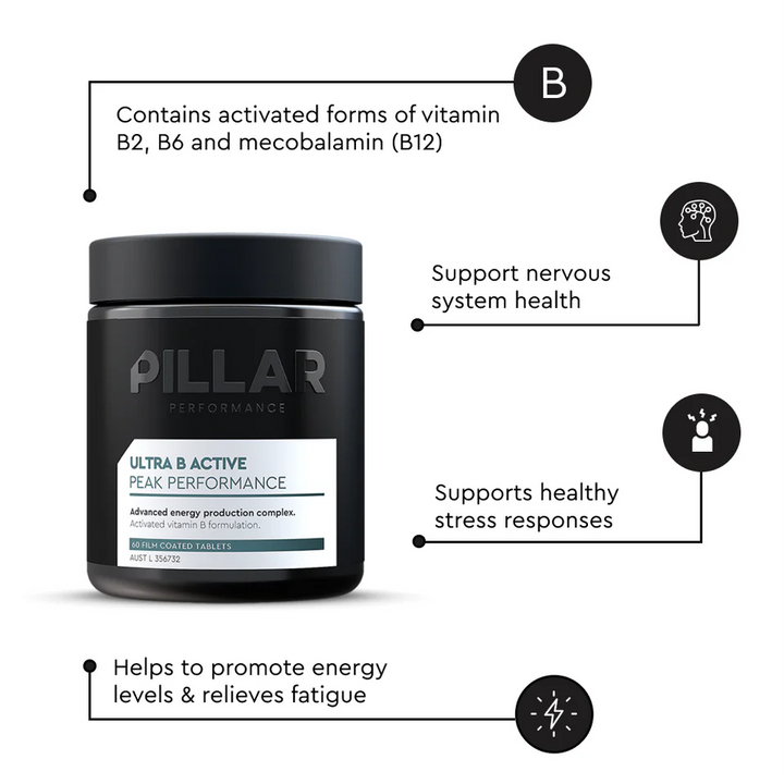 Pillar Performance Ultra B Active 60 Tablets