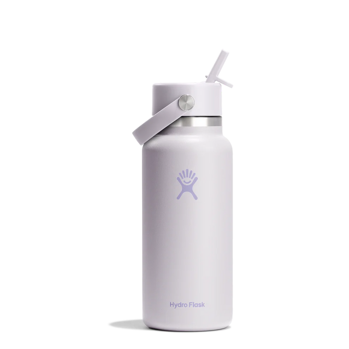 Hydro Flask 32oz (946mL) Wide Mouth Flex Straw Cap Stainless Steel Water Bottle