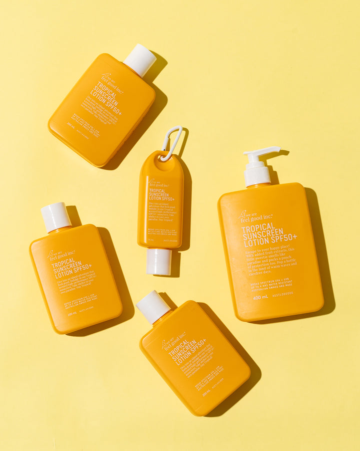We Are Feel Good Tropical Sunscreen SPF 50+
