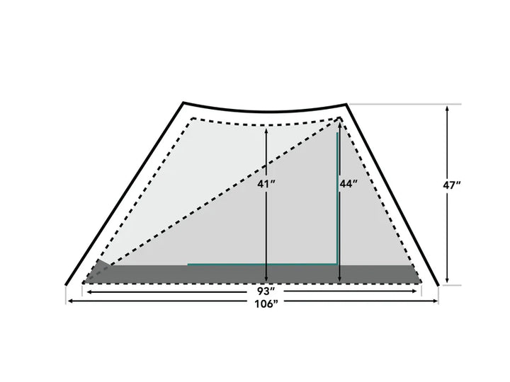 Durston X-Mid 1 Solid Ultralight Trekking Pole Tent