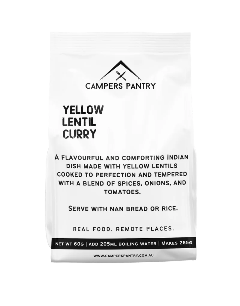 Campers Pantry Yellow Lentil Curry