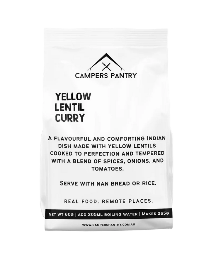 Campers Pantry Yellow Lentil Curry