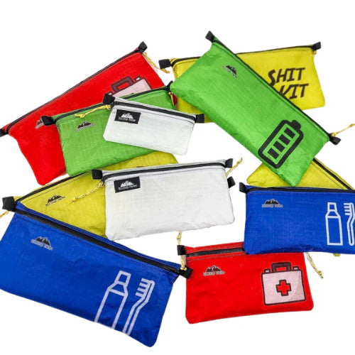 Hilltop Packs Ultralight D50T Zipper Utility Pouches