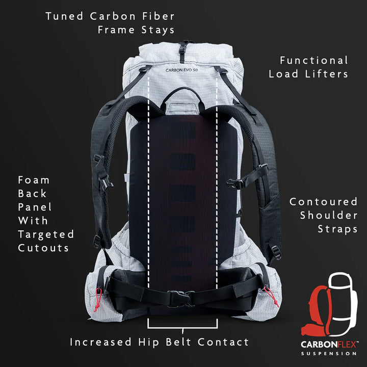 Outdoor Vitals Carbon Evo 50 Ultralight Hiking Pack
