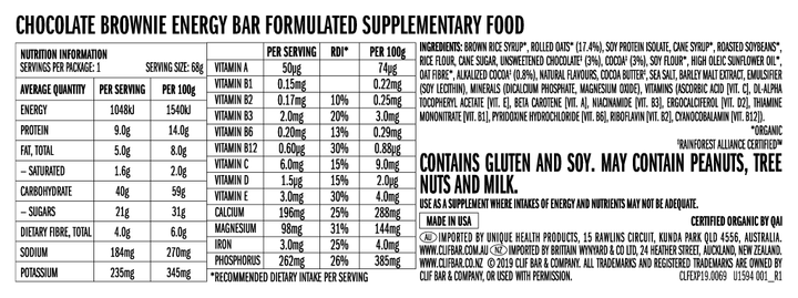 Energy Bar Organic