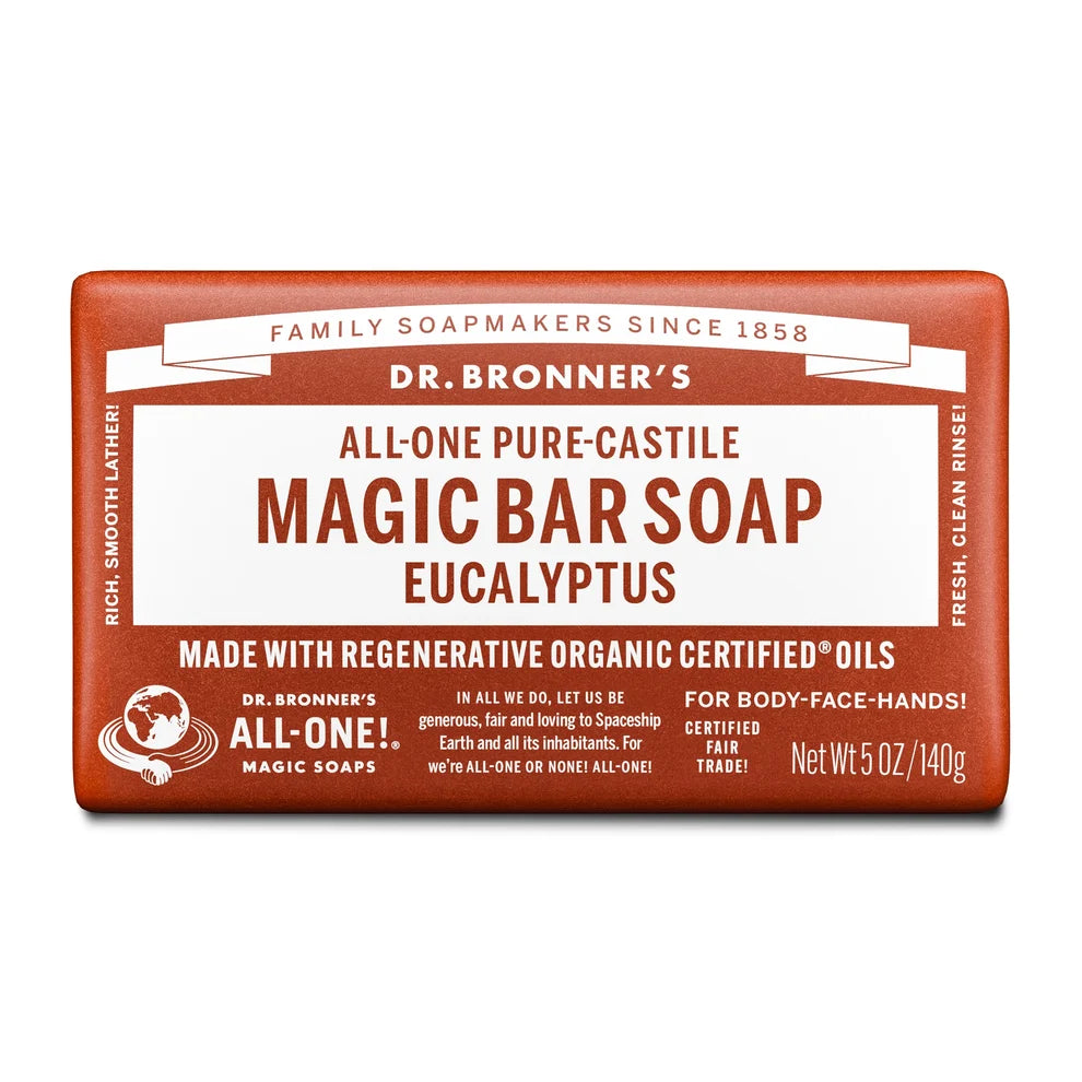 Dr. Bronner's Pure-Castile Bar Soap 140g