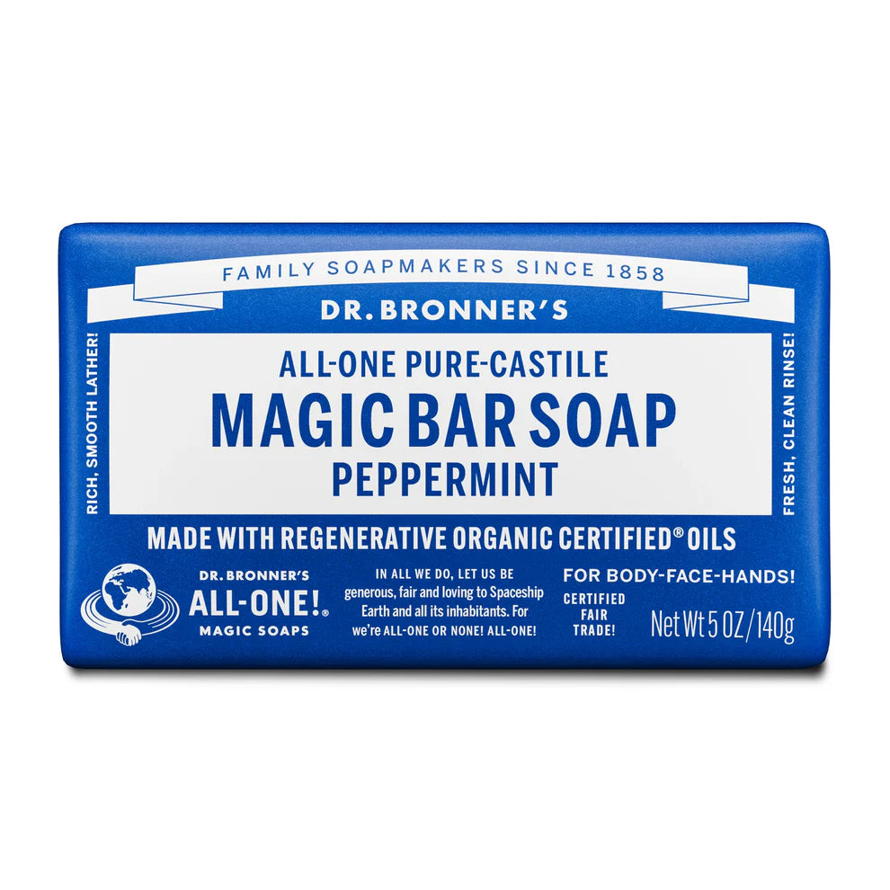 Dr. Bronner's Pure-Castile Bar Soap 140g