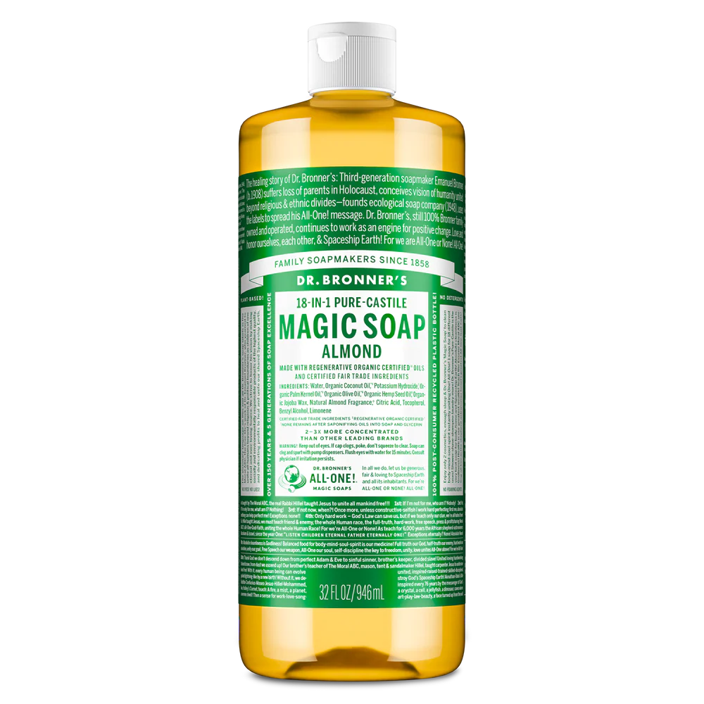 Dr. Bronner's 18-in-1 Pure-Castile Magic Soap 946ml