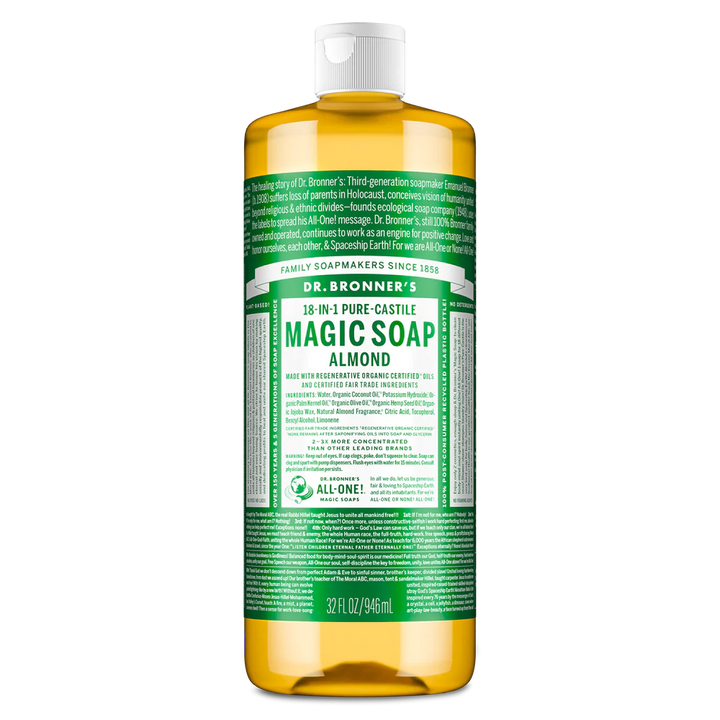 Dr. Bronner's 18-in-1 Pure-Castile Magic Soap 946ml