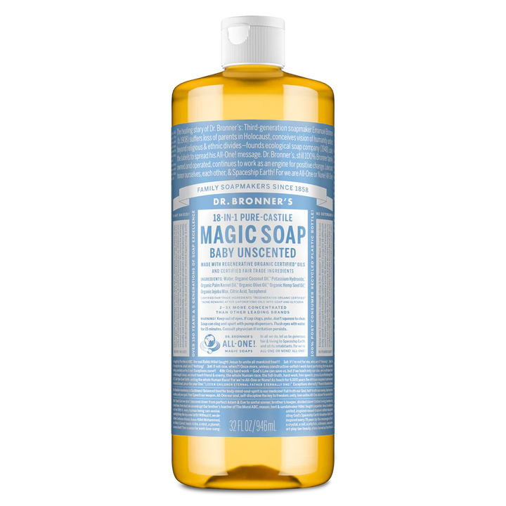 Dr. Bronner's 18-in-1 Pure-Castile Magic Soap 946ml