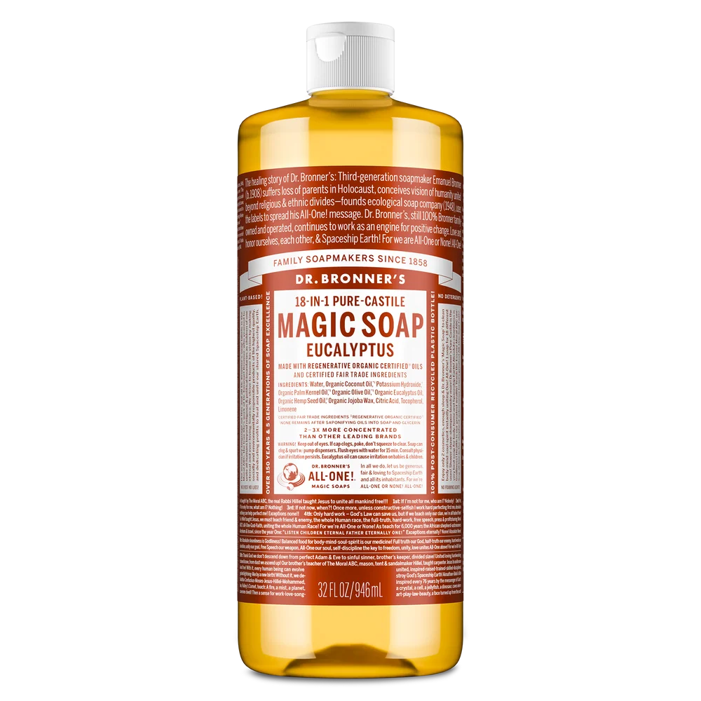 Dr. Bronner's 18-in-1 Pure-Castile Magic Soap 946ml
