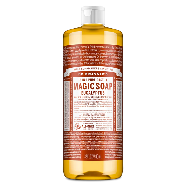 Dr. Bronner's 18-in-1 Pure-Castile Magic Soap 946ml