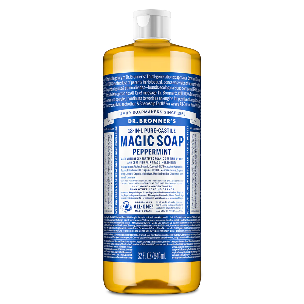 Dr. Bronner's 18-in-1 Pure-Castile Magic Soap 946ml