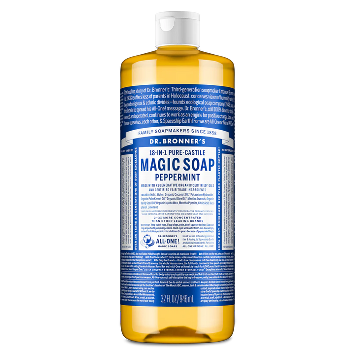 Dr. Bronner's 18-in-1 Pure-Castile Magic Soap 946ml