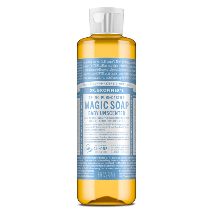Dr. Bronner's 18-in-1 Pure-Castile Magic Soap 237ml