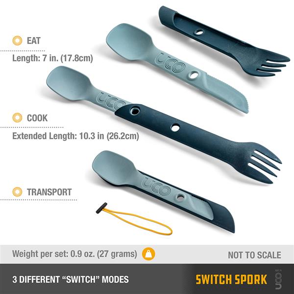 UCO Switch Spork Set - detail or use image 4