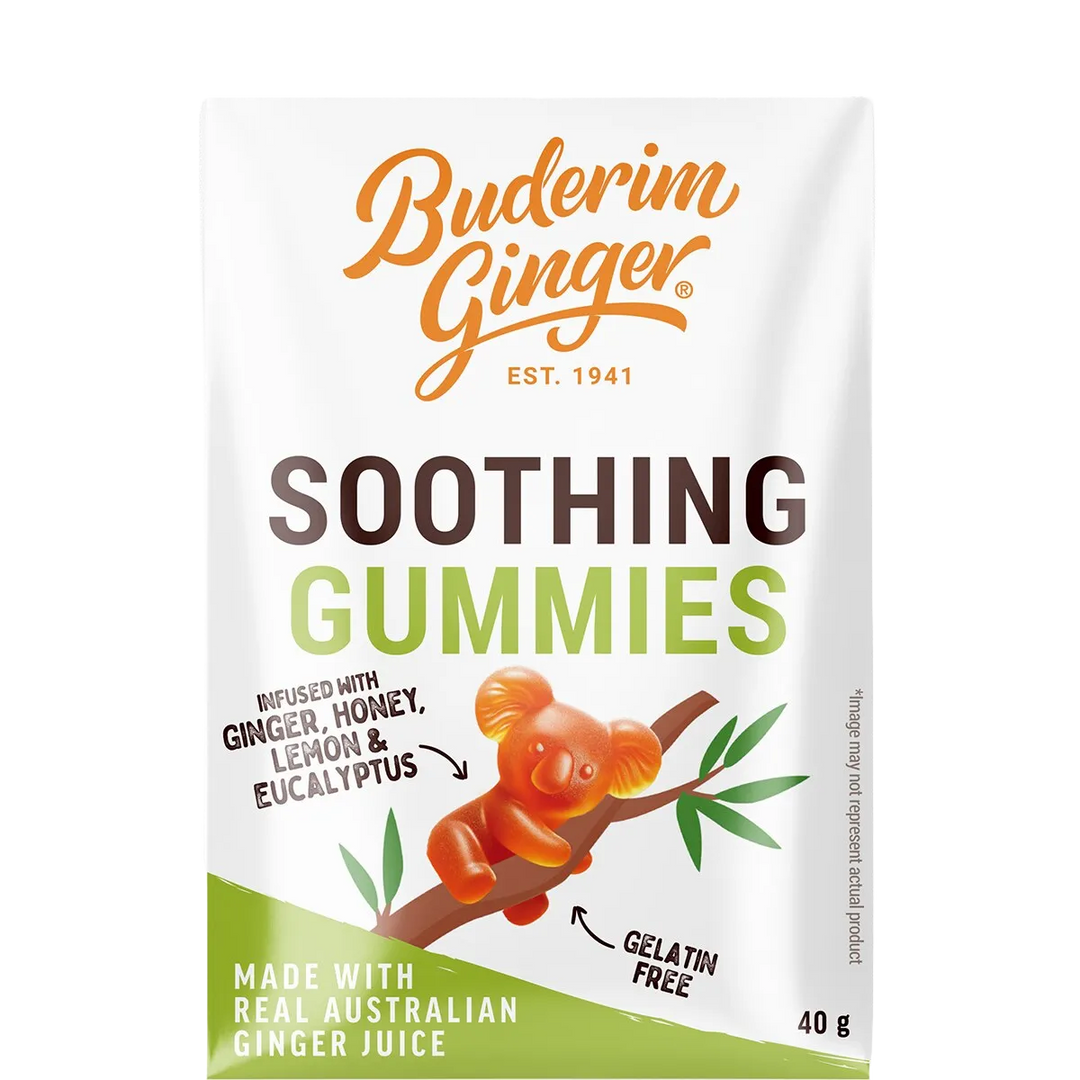 Buderim Ginger Soothing Gummies 40g
