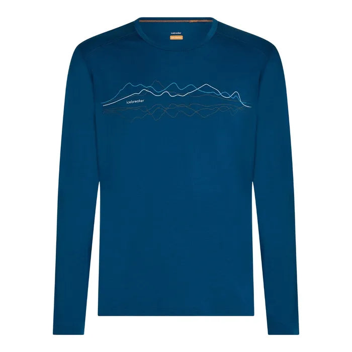 Icebreaker Men's Merino 200 Oasis LS Crew Thermal Top Icebreaker
