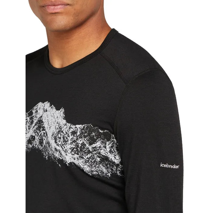 Icebreaker Men's Merino 200 Oasis Long Sleeve Crewe Thermal Top