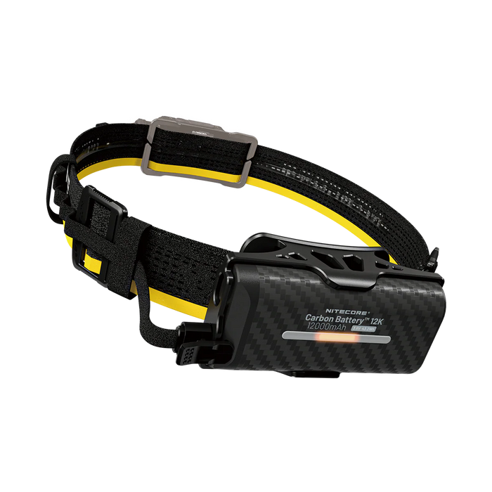 Nitecore Carbon Battery 12K Headband Kit Headlamp Runtime Extension