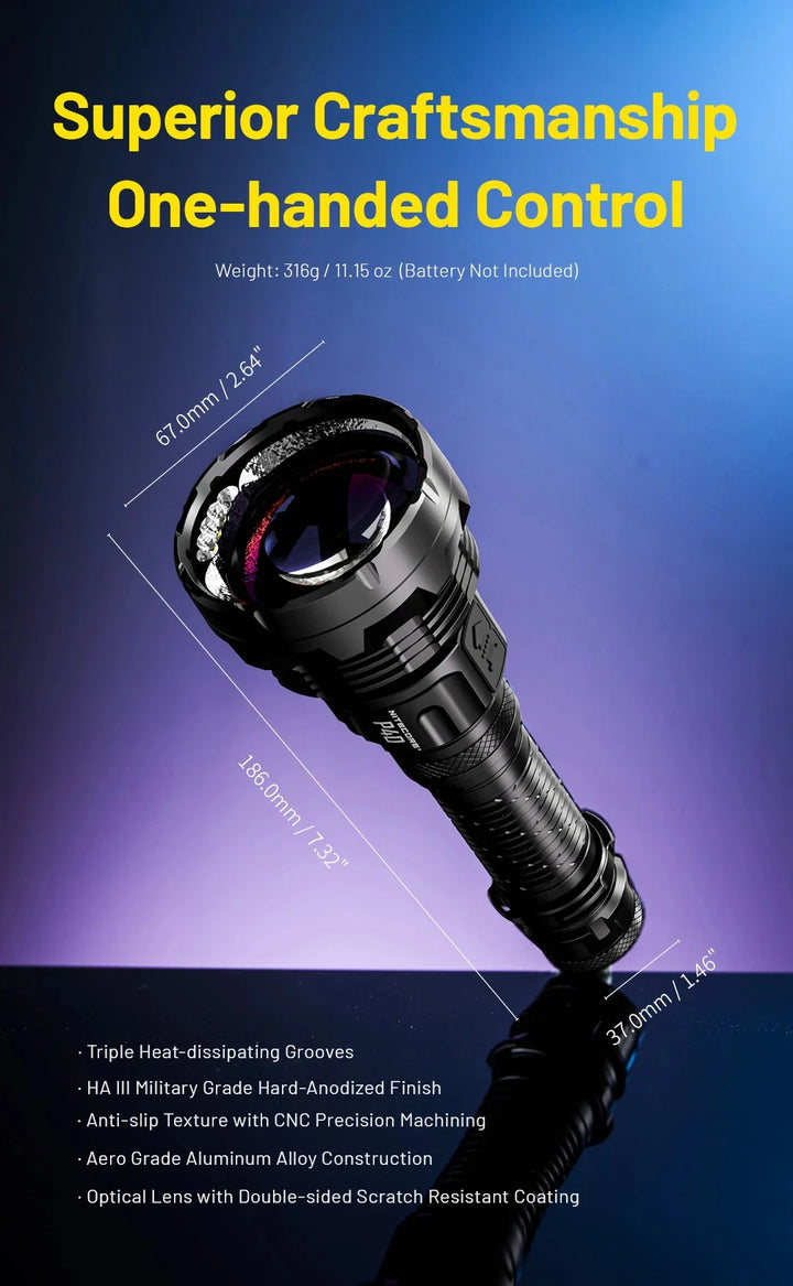 Nitecore P40 2000 Lumens Flashlight