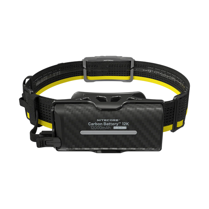 Nitecore Carbon Battery 12K Headband Kit Headlamp Runtime Extension