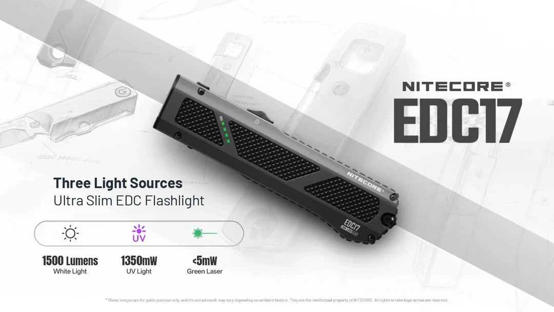 Nitecore EDC17 1500 Lumens Flashlight