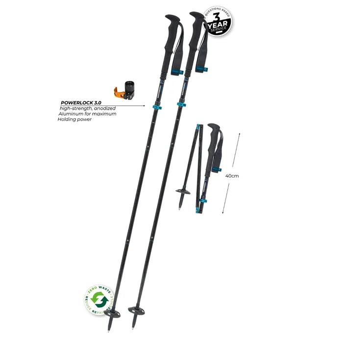 Komperdell FX Lite Carbon Vario Approach Trekking Poles