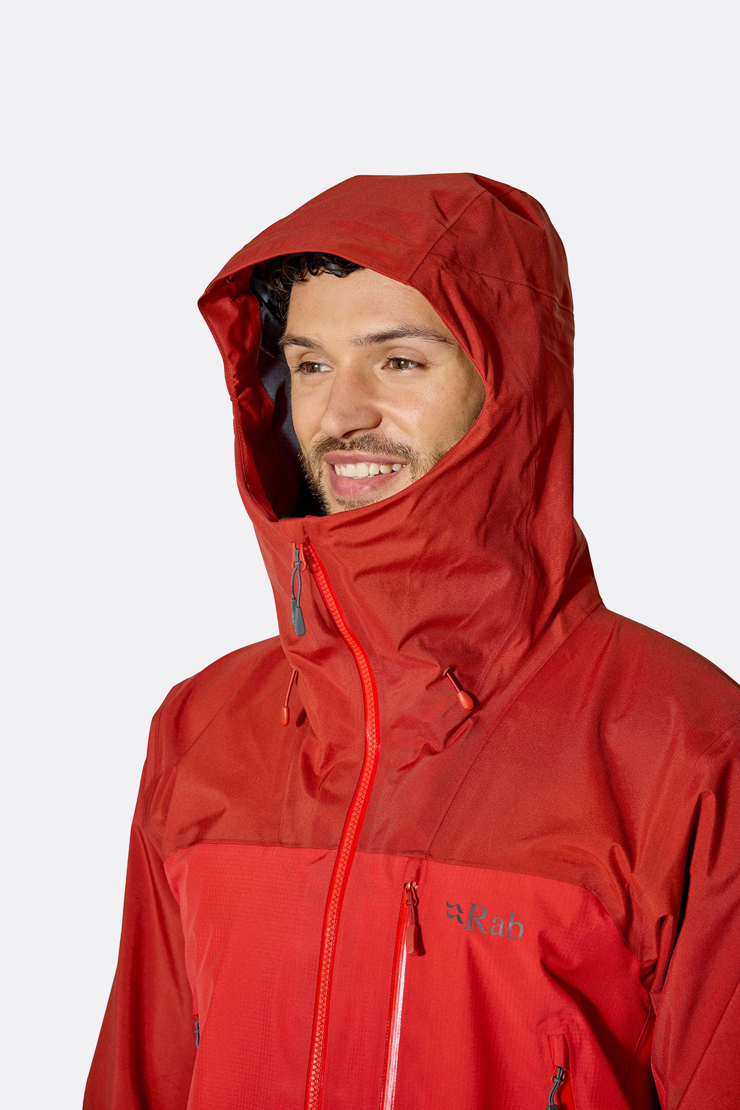 Rab latok mountain gtx jacket tuscan red darkhorizon qwi 42 tud model detail 5881