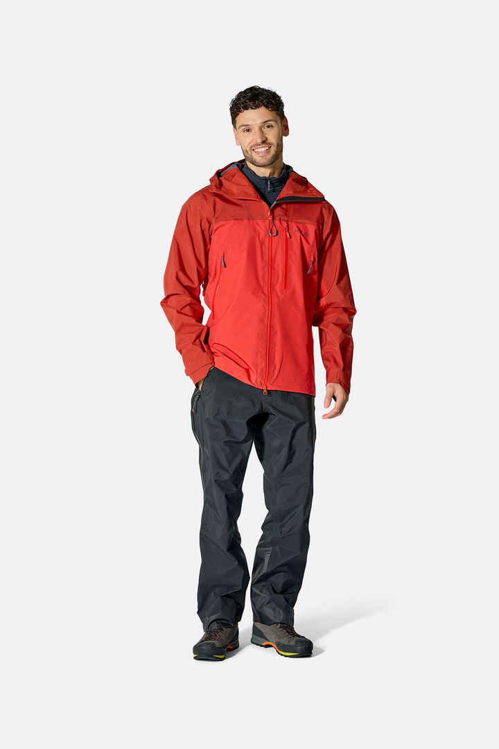 Rab latok mountain gtx jacket tuscan red darkhorizon qwi 42 tud model front