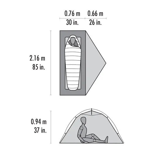 MSR Hubba Hubba NX 1 Person Tent