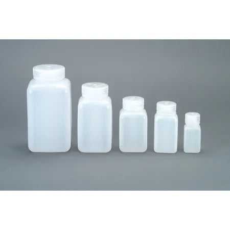 Nalgene Wide Mouth HDPE Square Bottles
