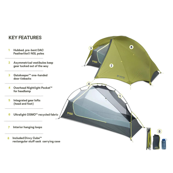 Nemo Dragonfly OSMO 1P Ultralight Tent