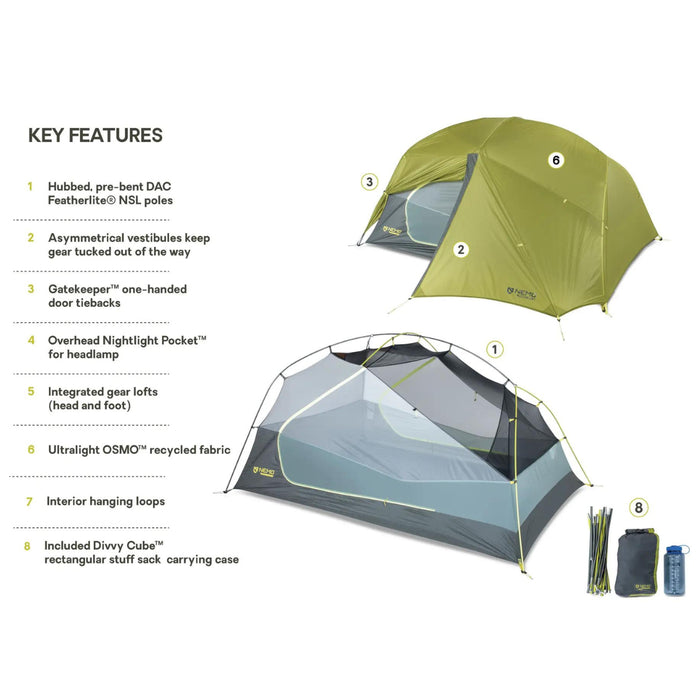 Nemo Dragonfly OSMO 3P Ultralight Tent