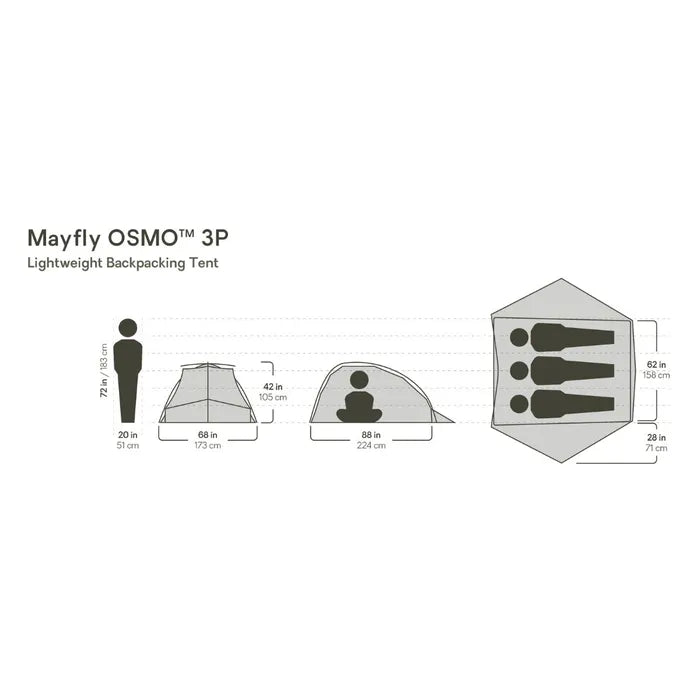Nemo Mayfly OSMO 3 Person Tent